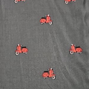 Torrid Charcoal Top with Red Scooter Detail